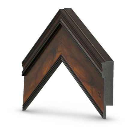 Frame My TV.com - Deco Premiere Bezel for Samsung the Frame TV - 75" - Burlwood