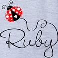 thumbnail image 2 of CafePress - Ladybug Ruby - Cute Infant Baby Football Bodysuit, 2 of 3