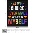 thumbnail image 3 of Blanket Pride Throw Rainbow Colorful Flannel Soft Warm Enlarged Blankets 50”x40”Thickened Fuzzy Plush for Men Women Pride Plush Throw Blanket Gift for Bed Sofa Multiple Sizes, 3 of 6