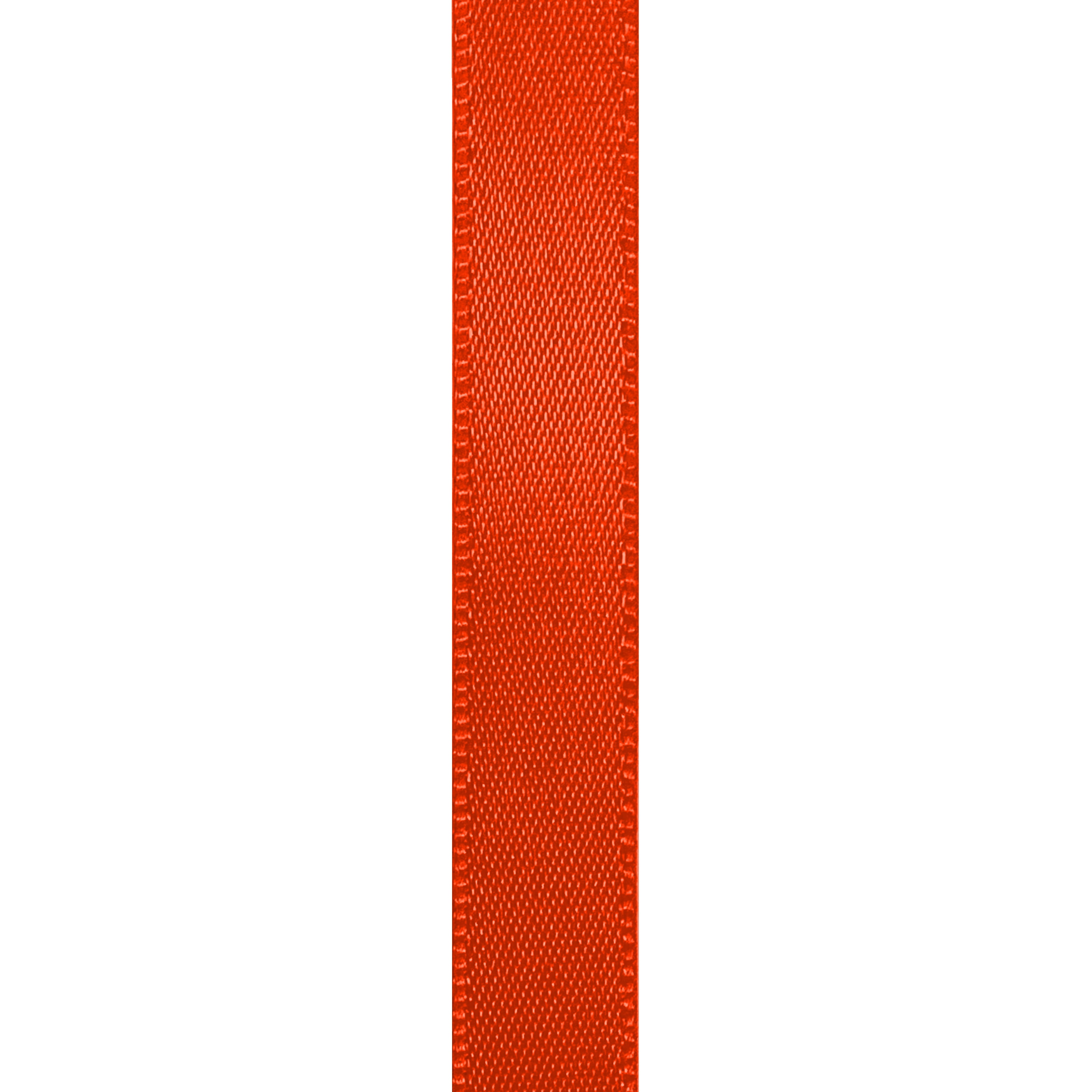 Orange Double Faced Satin Ribbon for Crafts, 3/8" x 100 Yards by Gwen Studios