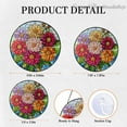 thumbnail image 2 of Dahlia Flowers Glass Decor, Flower Lover Decor, Dahlia Flower Hanging Window, Yard Decor, Gift For Mom, Flower Suncatcher 1885959339, 2 of 4