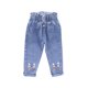thumbnail image 1 of Odeerbi 2-6 Años Niña Vaquero Estampado Pantalón Vaquero Cintura Elástica Pantalón Vaquero Bolsillo, 1 of 3