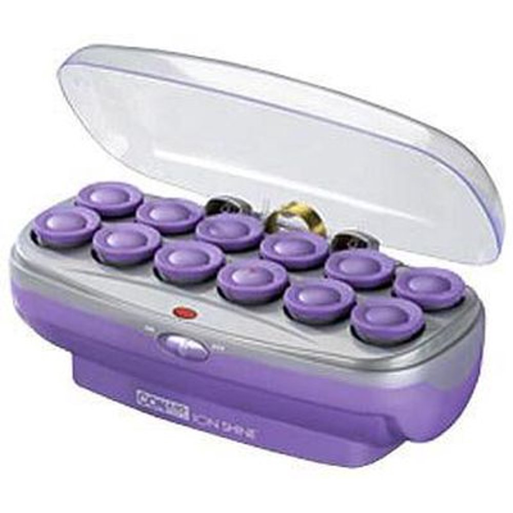 Conair Heat Waves Jumbo & Super Jumbo Size Hot Rollers 12 ea (Pack of 4)