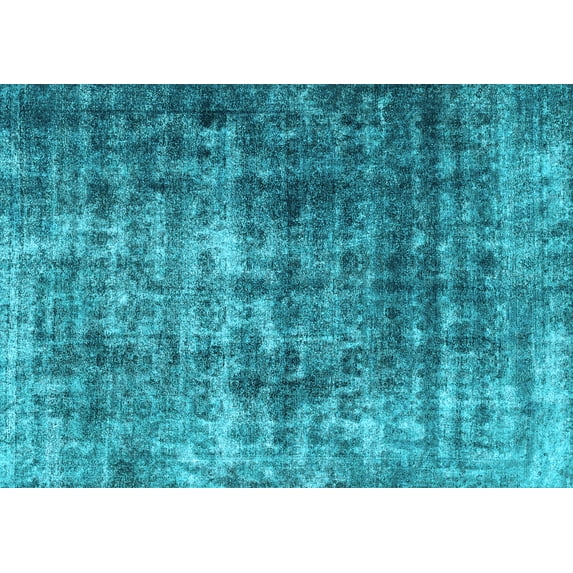 Ahgly Company Indoor Rectangle Persian Light Blue Bohemian Area Rugs, 8' x 12'