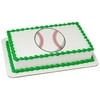 Baseball Softball Edible Icing Image Cake or Cupcake Topper