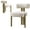 whtie, variant on Set of 2 Modern Boucle Accent Dining Chairs – Ergonomic Curved Back, Comfortable Upholstered Seat, Rubber Wood Legs – Ideal for Dining Room, Kitchen