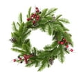 thumbnail image 2 of WEGFTDUOP Artificial Door Ring Hanging Decoration With Christmas Leaves Red Berries And Wreath, 2 of 6