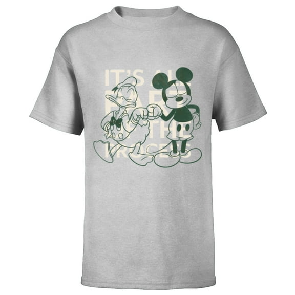 Disney Mickey Mouse Donald Duck It’s All Part of the Process - Short Sleeve T-Shirt for Kids - Customized-Athletic Heather