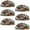 Multicolored 2, variant on PhooArto 6 Pcs Cup Drawer Pulls, Flying Butterfly Sunflower Shell Shape Handles Cabinet Knobs for Dresser Cupboard Closet Wardrobe with Screws