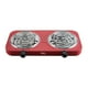 thumbnail image 2 of Parrilla Eléctrica Disa Home 2 Quemadores Rojo Parrel-2TB, 2 of 2