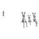 thumbnail image 1 of Estatua de conejo Guan Yin, adorno de piedra, obra de arte, colección Feng Shui, escultura de Buda femenina china, figurita de Kuanyin, familia de ani, 1 of 8