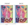 thumbnail image 4 of JOJO Siwa-bandera de jardín temática. Regalo perfecto para fans, amigos y familiares, ideal para actividades al aire libre y decoración de fiestas.28CM*45CM, 4 of 5