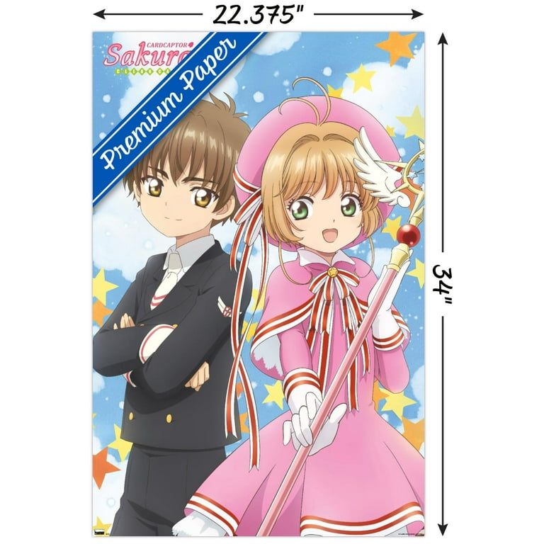 Cardcaptor Sakura: Clear Card - Sakura and Syaoran Wall Poster, 22.375 x  34 