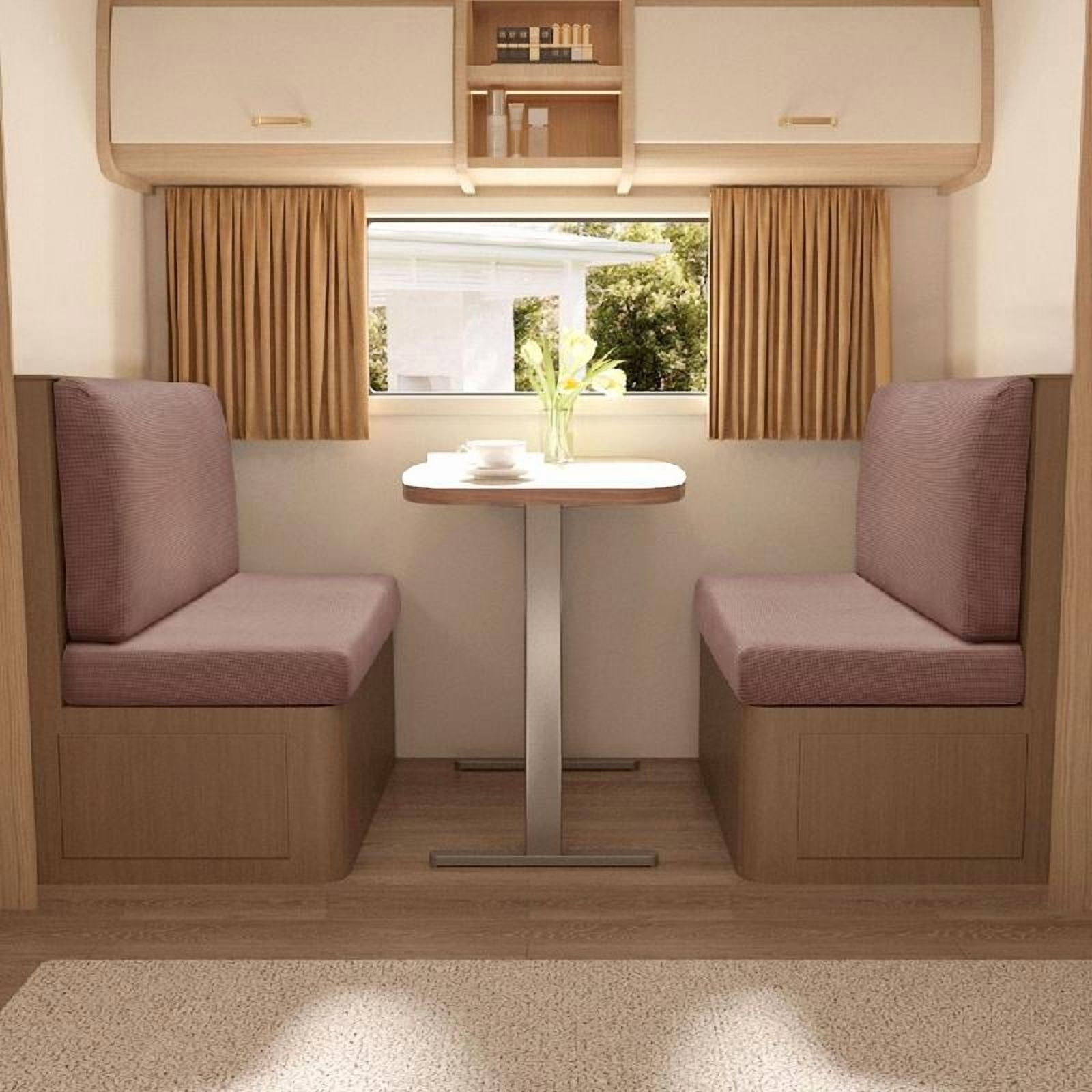 Campers Dinette Cushion Cover Elastic Campers Cushion Slipcovers Stretchable Loveseat Sofa Furniture Protectors