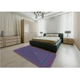thumbnail image 5 of Ahgly Company Machine Washable Indoor Rectangle Transitional Purple Jam Purple Area Rugs, 5' x 8', 5 of 7