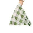 thumbnail image 5 of Luckky Checkered Tablecloth, Rectangle Cotton Linen Fabric Cloth Buffalo Plaid Table Cover with Tassel Wrinkle Free Washable for Kitchen Dining Spring Picnic,Khaki and White (XL), 5 of 9