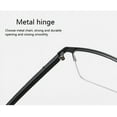 thumbnail image 4 of Designer Reading Glasses Spring Hinges Metal +1.5 2.0 2.5 3.0 3.5, 4 of 7