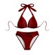 thumbnail image 3 of WILLBEST Traje de Baño con Faja para Mujer, Traje de Baño de Dos Piezas, conjunto de Bikini Push Up, Traje de Baño Vintage, 3 of 4