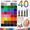 40 Mixed Colors, variant on Bedazzler Kit with Rhinestones, 34000 Jelly Gems, 3mm Multicolor Crystal, 3 B7000 Glue for Diamond Art, Nail Art & Crafts