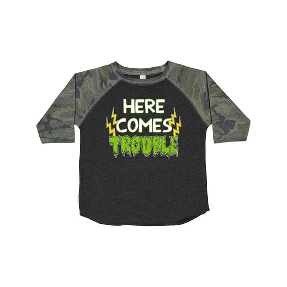 Inktastic Here Comes Trouble Boys or Girls Toddler T-Shirt