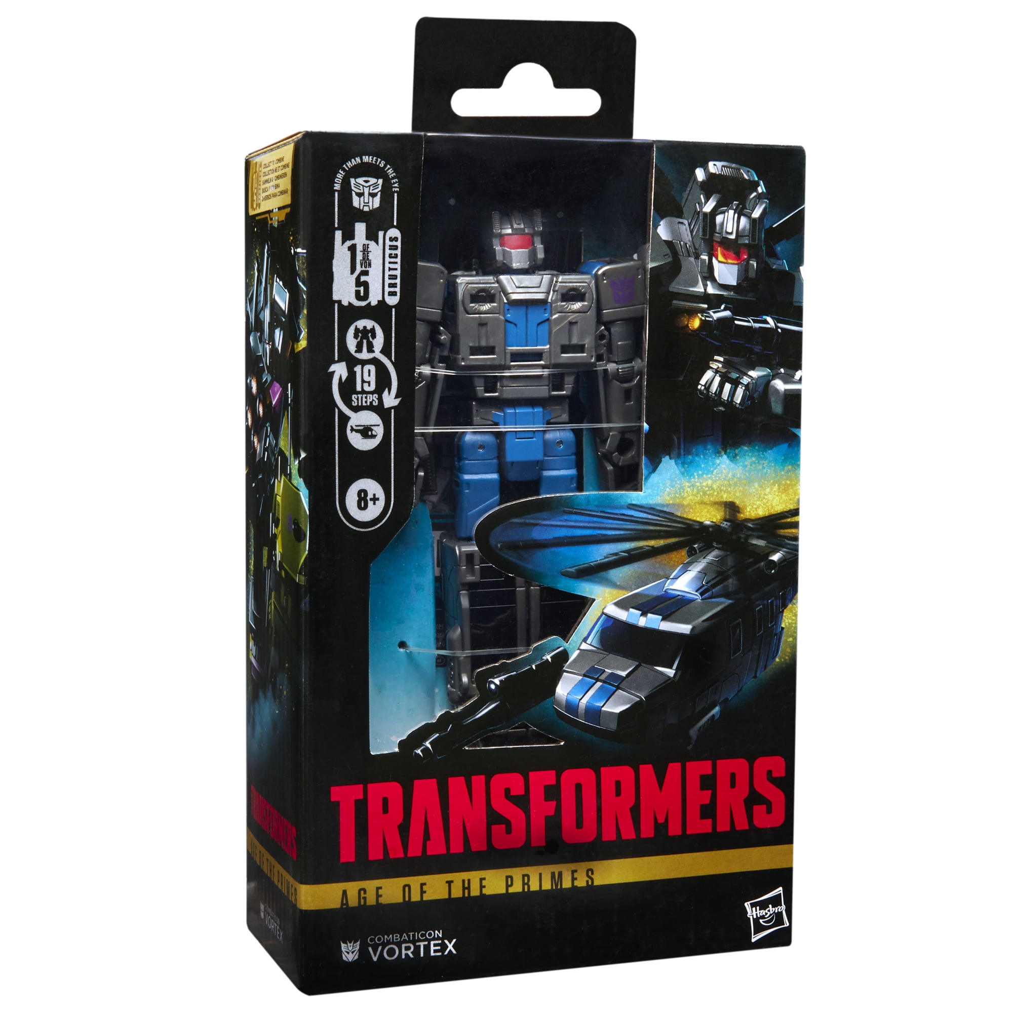 Transformers Age of the Primes Deluxe Class Combaticon Vortex 5.5” Action Figure, 8+