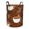 thumbnail image 2 of Balery Sloths Need More Coffee Round Laundry Basket with Handles Waterproof Freestanding Laundry Hamper for Clothes Toys in the Dorm and Family-Medium, 2 of 8