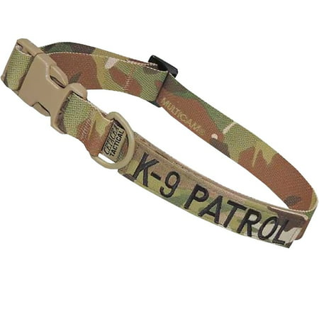 Cetacea Tactical Dog Collar  K9 Patrol Large