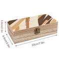 7.9×2.3 In Wooden Boxes Durable Easy To Use Dustproof Prevent Slippery ...