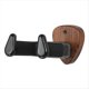 thumbnail image 1 of Soporte de pared para guitarra, gancho de nogal, ukelele, bajo eléctrico, soporte universal ajustable., 1 of 4