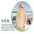 thumbnail image 4 of Bridal Veil Wedding Bride Long Veil Party Bride Veil Sequins Veil Women Hair Decoration Hair Accessory, 4 of 4