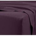 thumbnail image 2 of Full Size Flat Sheet Only - 800-Thread-Count Pure Egyptian Cotton Single Oversized Flat Sheet, 800TC Soft Breathabel Sateen Weave - Plum Color, 2 of 7
