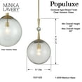 thumbnail image 6 of 1337-923-Minka Lavery-Poluluxe - 1 Light Mini Pendant-21.13 Inches Tall and 11 Inches Wide, 6 of 7