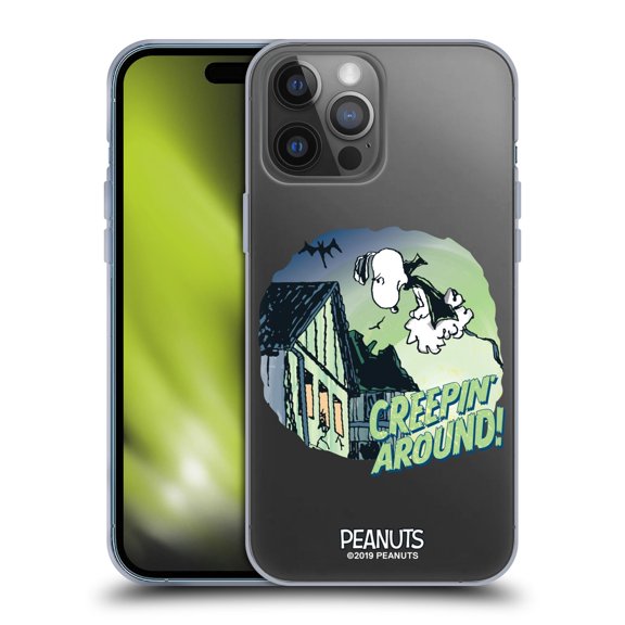 Head Case Designs Officially Licensed Peanuts Spooktacular Snoopy Vampire Soft Gel Case Compatible with Apple iPhone 14 Pro Max