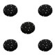 thumbnail image 1 of Qarigey Boina Tejido de satén Lana Sombrero de informal Mano de obra exquisita Gorros de la gorrita tejida Accesorio de vestuario Suministros de negro 5piezas Qarigey CBP252000, 1 of 1