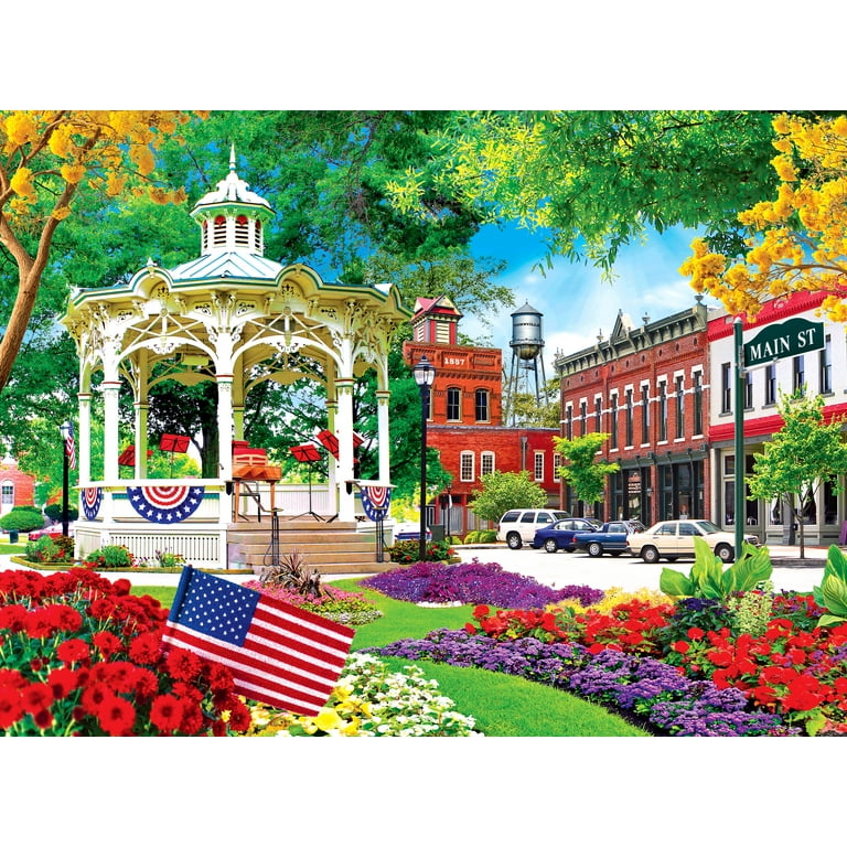 ハウス 四つ打ちレコード39枚セット Cra-Z-Art Kodak 1000-Piece Main Street USA Adult Jigsaw Puzzle