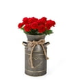 thumbnail image 2 of Tin Flower Bucket Metal Garden Supplies Retro Decor Heart Vases for Flowers Galvanized Iron, 2 of 6
