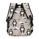 thumbnail image 4 of Easygdp Cartoon Bear Brown Mochila Ergonómica Versátil para Laptop - Múltiples Bolsillos, Correas Ajustables, Unisex para Escuela, Viajes y Actividades al Aire Libre-One Size, 4 of 5