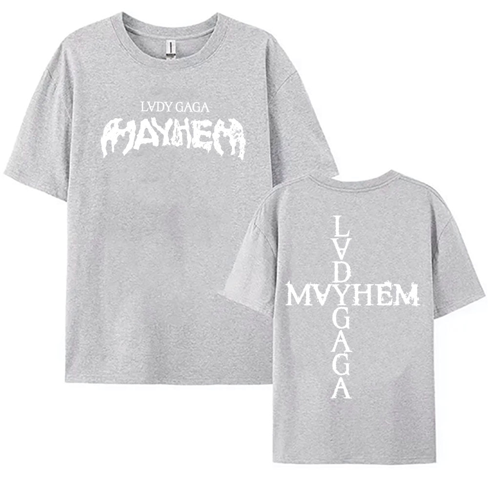 Lady Gaga Mayhem Album 2025 Tshirts New Fashion Singer Printing T