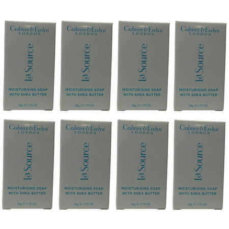 - Crabtree and Evelyn La Source Bath Soap 8 each 1.7oz Bars.