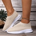 thumbnail image 5 of Women's Walking Sock Orthopedic Shoes Elastic Knit Lightweight Slip on Breathable Yoga Sneakers, 5 of 5