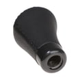 thumbnail image 3 of LOVIVER Manual Car Vehicle Gear Stick Lever er Handle Knob Black Leather, 3 of 8