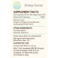 thumbnail image 6 of HerbEra Sheep Sorrel Tincture, Herbal Dietary Supplement for Digestive Support, Sheep Sorrel (Rumex acetosella) Dried Herb Extract, Natural, Alcohol Tincture, Drops 4 oz, 6 of 7