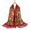thumbnail image 2 of Foulard à Franges Châle Foulard Foulard de Voyage Imprimé Folk-Custom, 2 of 2