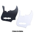 thumbnail image 4 of Guardia de la selección 10 Agujeros JB Pickguard Bass recogida Guardia arañazos Placa para Standard Jazz Bass para la construcción Tagima JB 3Ply PVC Romacci  Guardia de la selección, 4 of 6