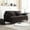 Black, variant on 2-Seat Chenille Sofa with Breathable Fabric / Relaxing in Living Room