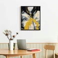 thumbnail image 3 of ARISTURING Gray Black and Gold Canvas Wall Art Black and Grey Abstract Paintings Black White and Gold Wall Art Gold Foil Canvas Painting Black and Gold Abstract Poster Modern Marble Wall Art, 3 of 4