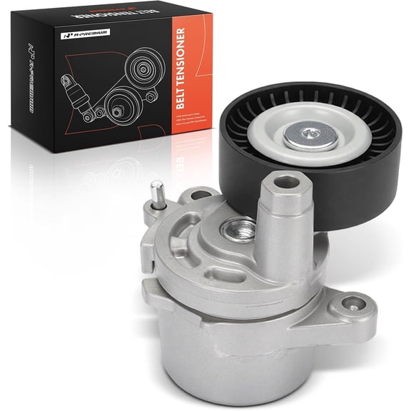 A-Premium Belt Tensioner Assembly with Pulley Compatible with Nissan Altima 2013-2018, Rogue 2014-2020, 2.5L, Replace# 19553TA0A, 119553TA0B