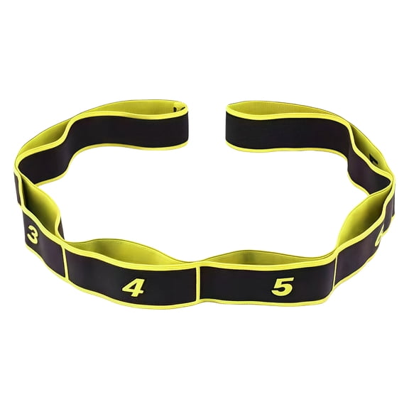 8 Section Dance Stretching Belt Pilates Fitness Exercise Resistance With Number Tension Pilates Pull Rope