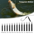 thumbnail image 6 of Outdoors Sports Quick Release Casting Weights Weight Tungsten Hook Connector Line Sinkers Fishing Tools BLACK 5.3G, 6 of 8
