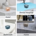 thumbnail image 3 of Denture Case with Strainer, Dentures Holder for Cleaning Teeth Container, Black, 3 of 4